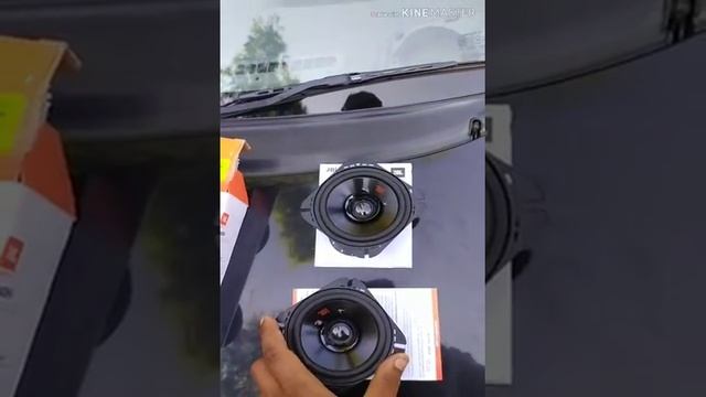 JBL 4 inch car speaker unboxing and installation. Best Sound Quality. смотреть онлайн