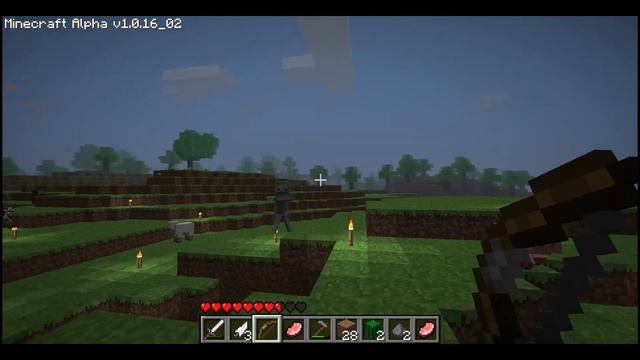 Minecraft Alpha 1.0.16_02 Gameplay смотреть онлайн
