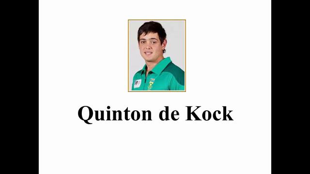 How To Pronounce name Quinton de Kock, a player of South Africa Cricket Team for World Cup 2015 смотреть онлайн