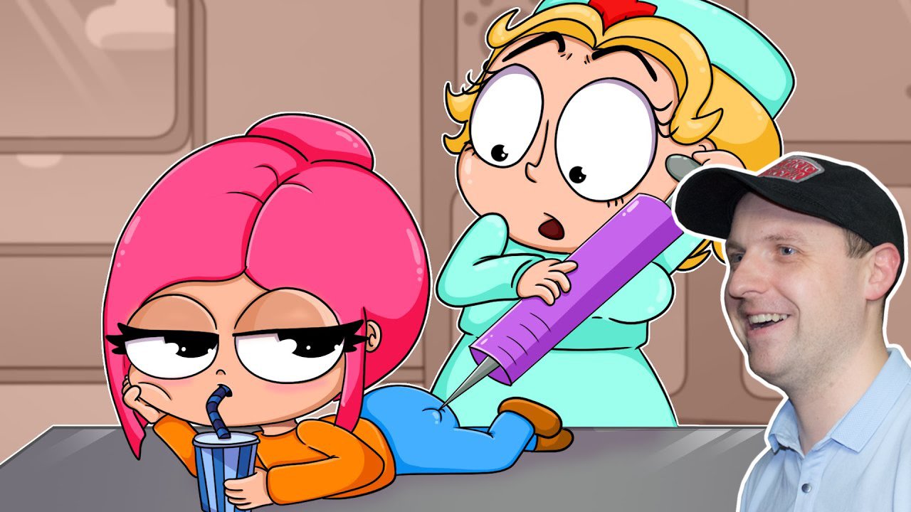 НЕ ЧУВСТВУЮ БОЛИ 24 ЧАСА ЧЕЛЛЕНДЖ | АНИМАЦИЯ | Реакция на Луану смотреть онлайн