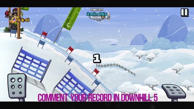 Hill Climb Racing 2 - My Downhill 4 5 6 Records - WINTER SPORTS смотреть онлайн