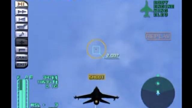 (DC)Aero Dancing F : TC 05 Replay by F-16A Fighting Falcon (Front View) смотреть онлайн