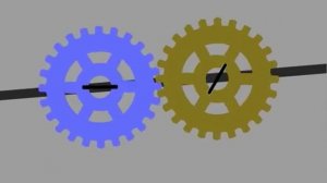 Вращение шестеренок