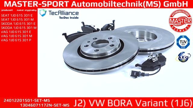 202201500 | BRAKE SET | Master-Sport-Automobiltechnik (MS) GmbH смотреть онлайн