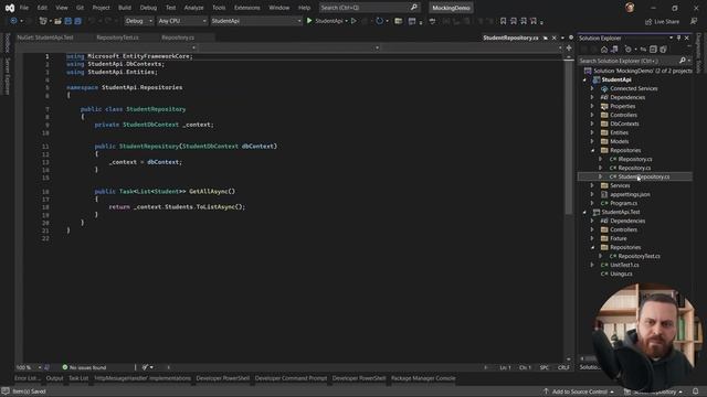 How Sr. developers mock Interfaces, HttpClient and EF: Tutorial for Beginners смотреть онлайн