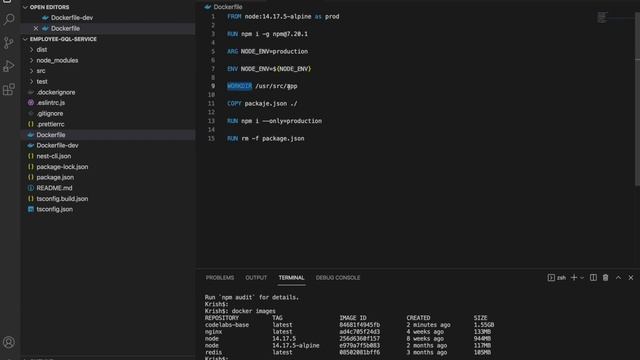 How to (correctly) Create docker from NestJS / NodeJS application | Multi stage build смотреть онлайн