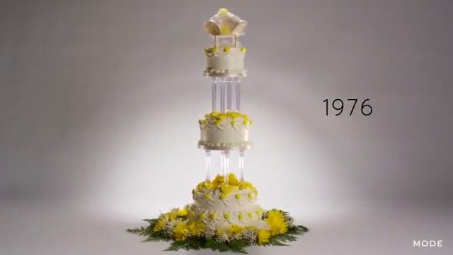 Свадебные торты за последние 100 лет!! смотреть онлайн