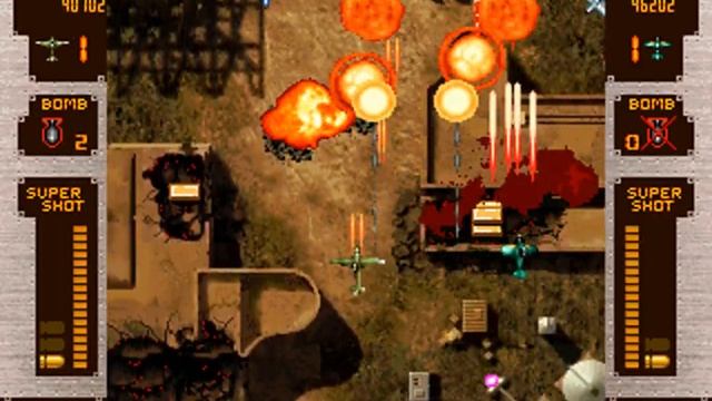 Strikers 1945 Plus (Arcade) 2P Cooperative Playthrough смотреть онлайн