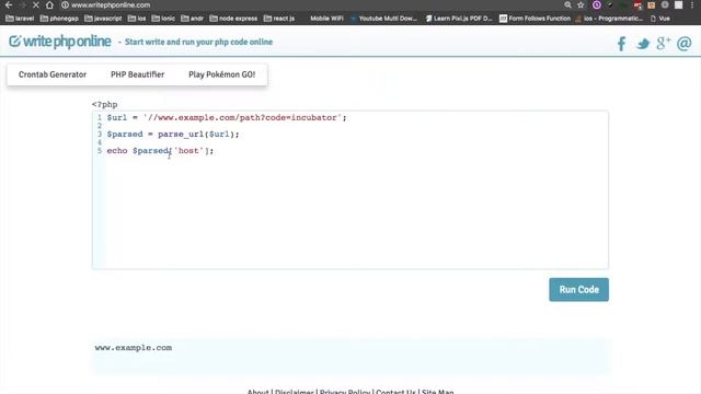 How to get Domain, Path, Query of a Particular URL in PHP | Code Incubator | Coding Tips смотреть онлайн