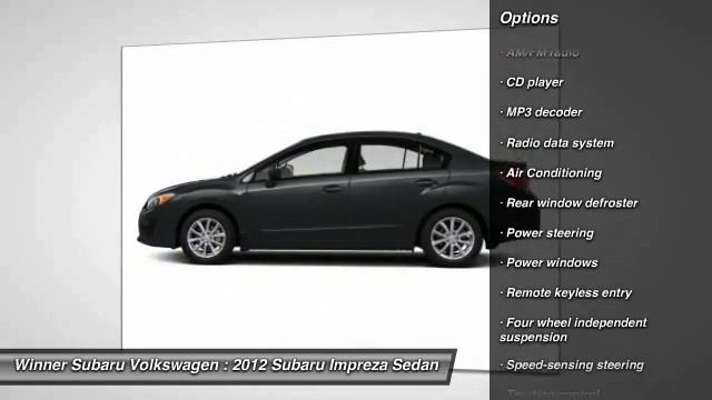 2012 Subaru Impreza Sedan Dover DE PV577A смотреть онлайн