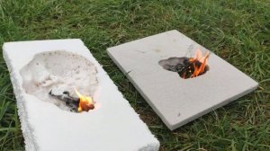 Горит пенопласт. Не горит пенопласт.