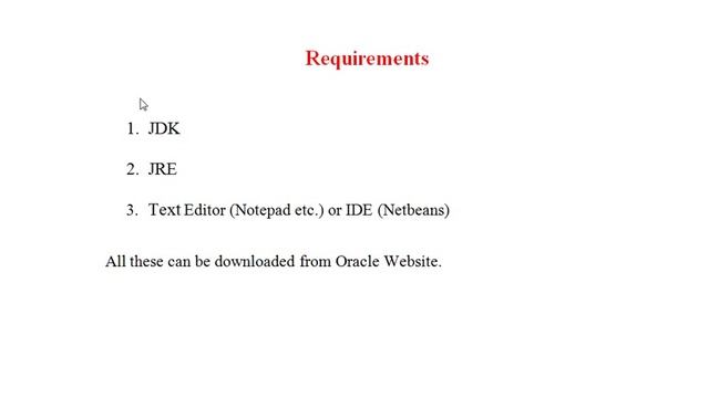 Java Tutorial Learn in Hindi 4 Requirements for Java смотреть онлайн