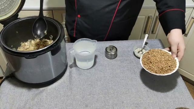 Гречка по монастырски в Мультиварке. Рецепт, калории и БЖУ. смотреть онлайн