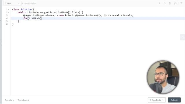 Merge k sorted linked lists LeetCode solution in Hindi смотреть онлайн