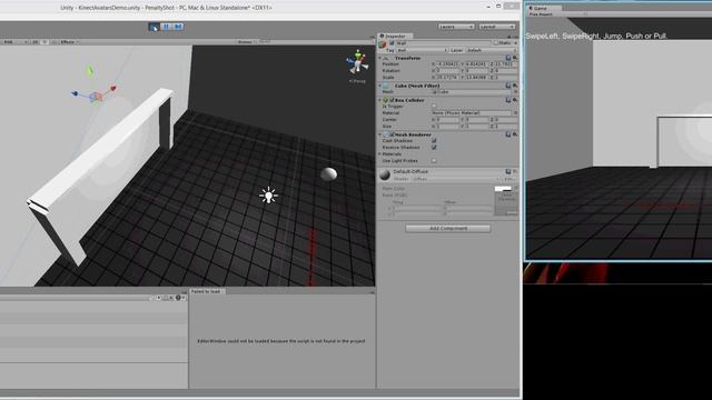 Penalty Shoot Game in Unity3D using Kinect смотреть онлайн