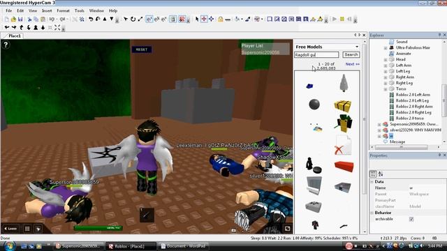 How To Make A Ragdoll Model And Model Of Youself On ROBLOX смотреть онлайн