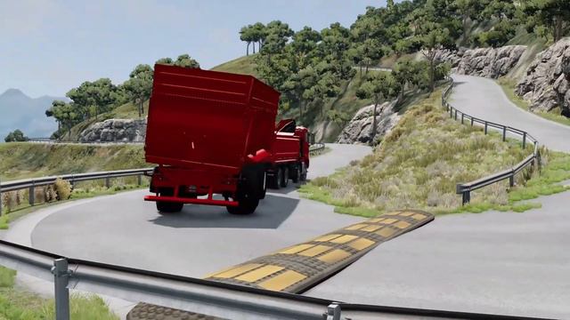 Cars Vs Speed Bump | BeamNG Drive | смотреть онлайн