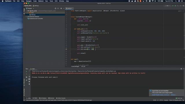 PyQt5 Tutorial - Signals and Slots смотреть онлайн