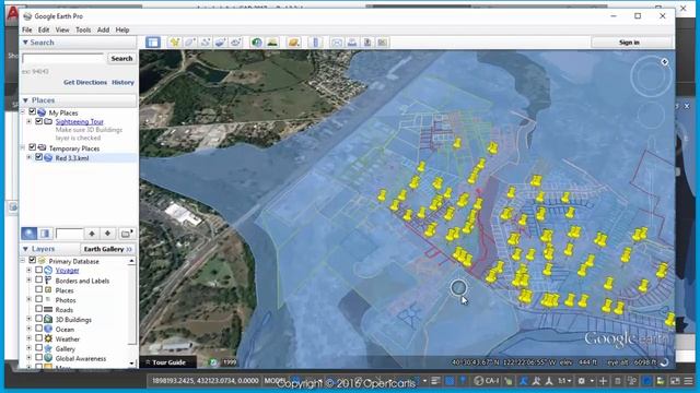Export the drawing to Google Earth (one click) (v3.3) (AutoCAD) - Spatial Manager Blog смотреть онлайн