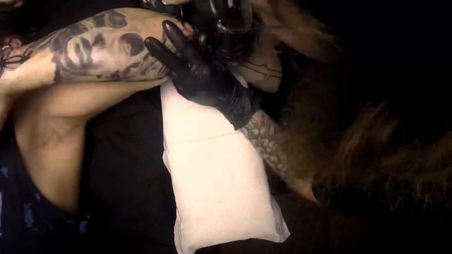 geometric pattern blackwork Tattoo Timelapse by Black Belladonna смотреть онлайн