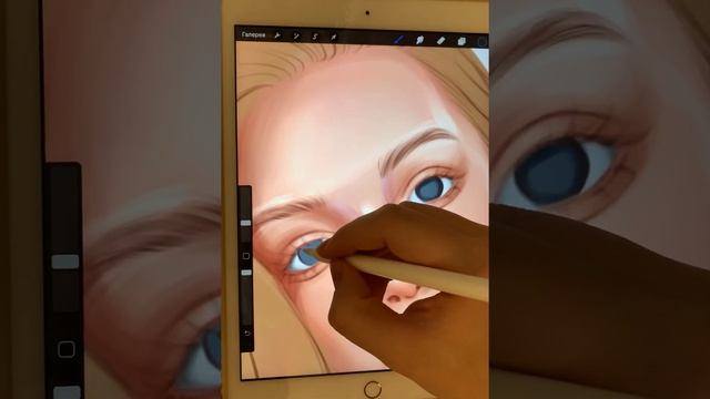 ⚜️Рисуем девушку в винтажном стиле на iPad в Procreate⚜️ смотреть онлайн