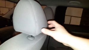 Регулировка водительского подголовника вперёд-назад