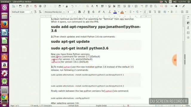 How to install the latest Python 3.6.1 in Ubuntu 16.04 |How to set default Python in your system. смотреть онлайн