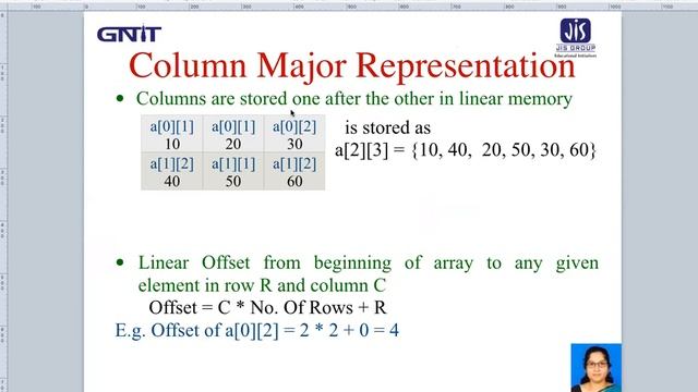 Lecture 4: Array - Row Major Representation | Column Major Representation смотреть онлайн