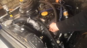 Замена с демпфером шкива коленвала  двигателя 421 хантера  I 2004г.