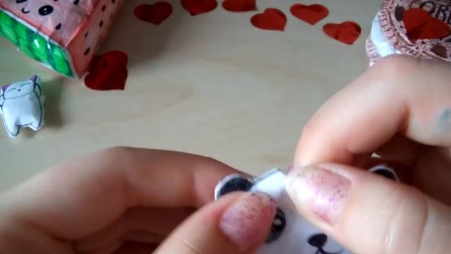 Распаковка бумажных мини-сквиши)