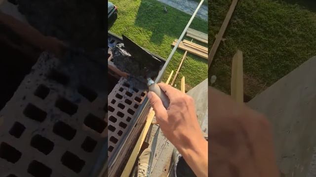 Кладка клинкерного кирпича на раствор