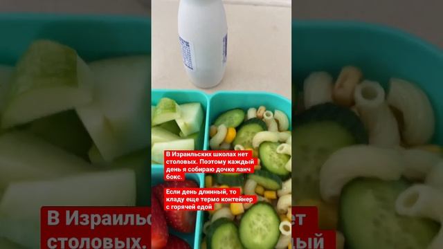 Ланч бокс в школу. Что положить ребенку с собой на перекус в школу #израиль #репатриация #хайфа смотреть онлайн