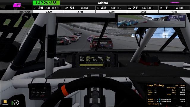 SHR DROPS CUSTER! - iRacing AI NASCAR Career Mode Part 5 смотреть онлайн