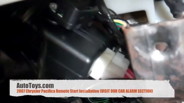 Chrysler Pacifica Remote Start Installation With Immobilizer Bypass By Autotoys.com