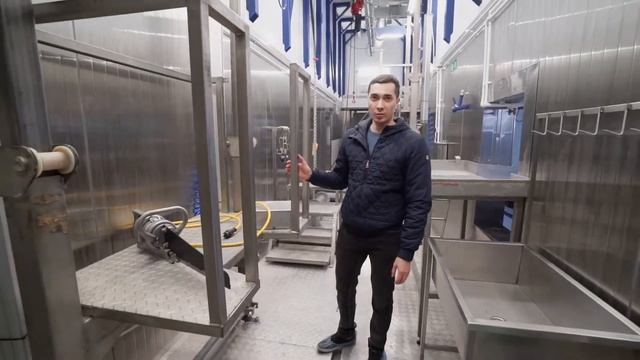 Модульный убойный цех. Убой скота. Переработка мяса смотреть онлайн