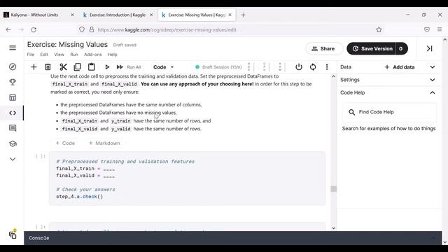 Day 12 - Kaggle Competition 30 Days of ML | In Kannada | Python - Machine Learning Concepts смотреть онлайн