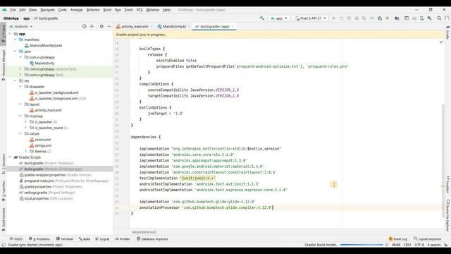 Image Processing Using Glide Library | Android Studio | Kotlin | смотреть онлайн