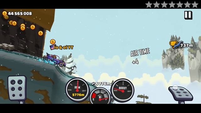 Hill Climb Racing 2 - 10 000m with RALLY in MOUNTAIN смотреть онлайн