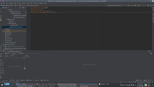 Sessions in Redis (Spring Boot) смотреть онлайн
