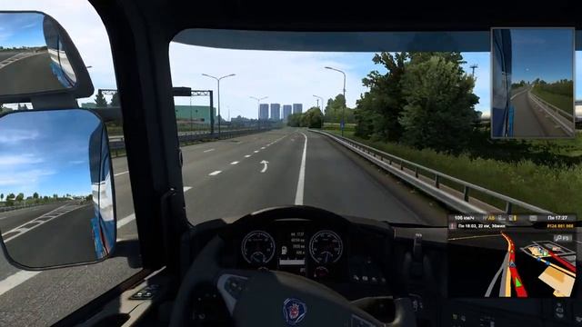 ?Euro Truck Simulator 2 Online #14. С грузом где то через час приеду, но с Андрюхой быстрее? смотреть онлайн