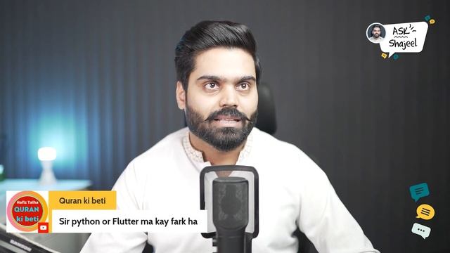 What is the difference in Python and Flutter? | Ask Shajeel смотреть онлайн
