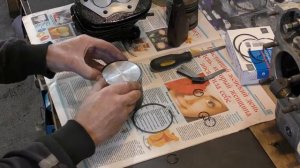 Часть15.Новая поршневая 79мм на мотоцикл М 72 .К 750 ,Днепр 12