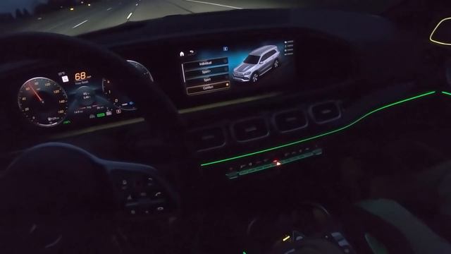 2020 Mercedes-Benz GLS 580 - POV Night Drive (Binaural Audio)