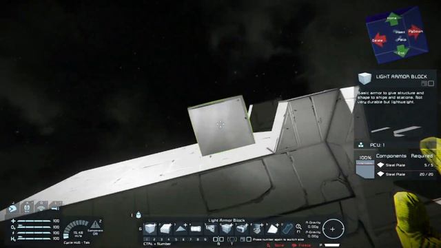 Space Engineers: Mercury 2, Build Timelaps #01 смотреть онлайн