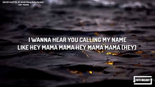 David Guetta - Hey Mama, (ft. NickiMinaj, BebeRexha) | Lyrics | @cutenetworks