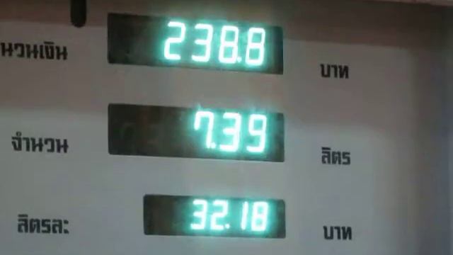 На заправке