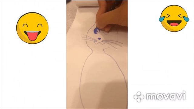 Рисуем ТОЛСТОГО Котика смотреть онлайн