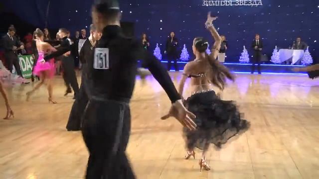 Кочкарев Руслан-Савельева Юлия, "Зимняя Звезда", ча-ча-ча смотреть онлайн
