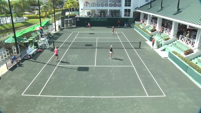 Kiwi Tennis Club crew prepping stadium court before doubles Semi-Finals смотреть онлайн