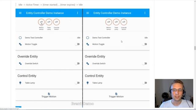 Entity Controller Demo - Home Assistant смотреть онлайн